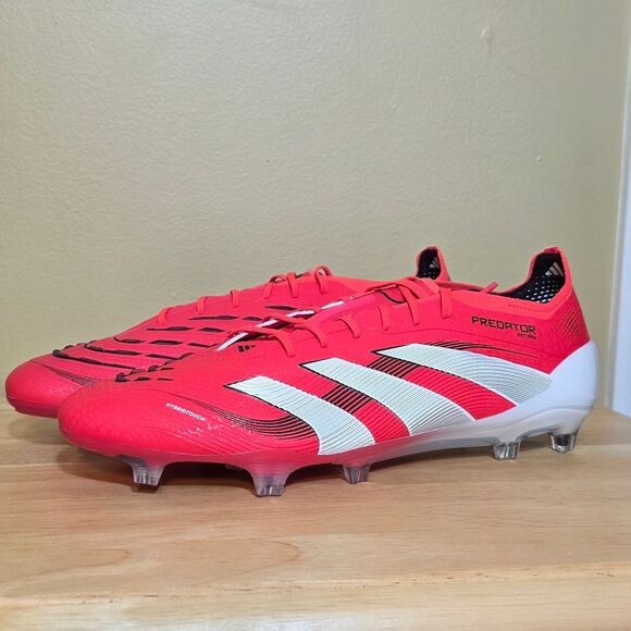 Adidas Predator Elite FG Soccer Cleats Red Pure Victory Pack ID3882 Men's 11 - Picture 3 of 7